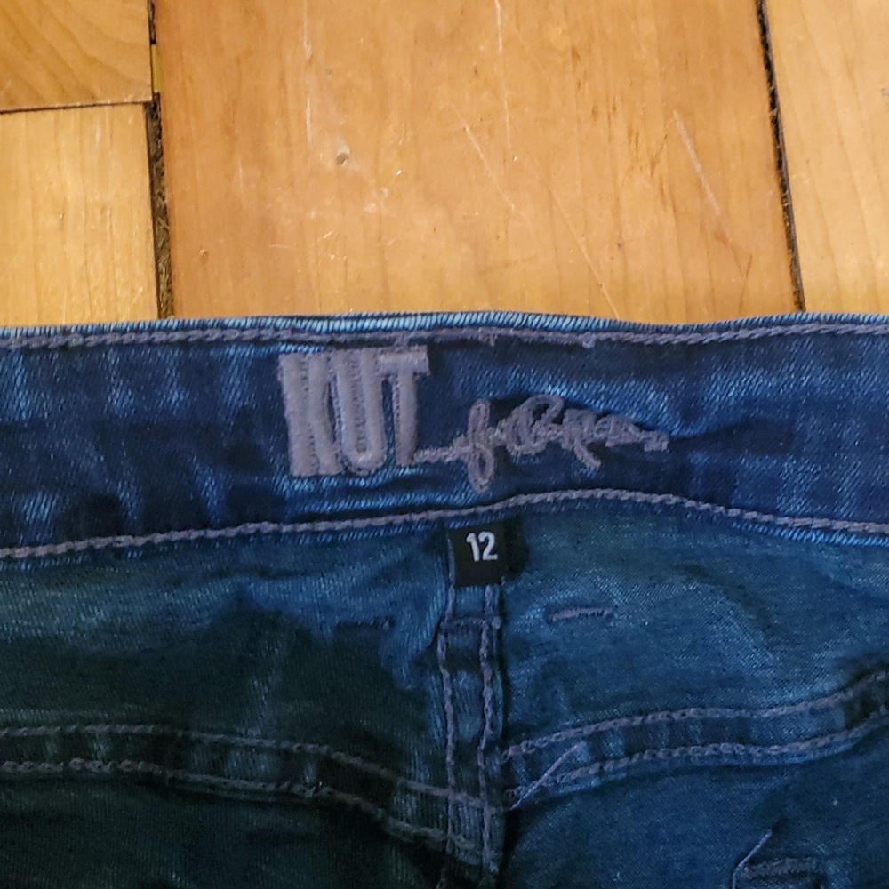 KUT Dark Blue Jeans Size 12 - Picture 2 of 11